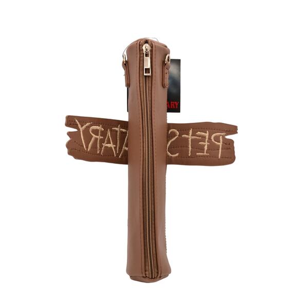 Vixen by Micheline Pitt Pet Sematary Cross Graveyard Cross Body Bag Purse NWT - Picture 13 of 15